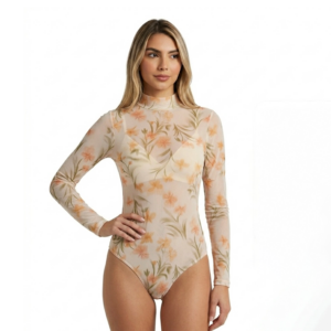 Body Estilo Floral para mujer con estampado floral elegante, diseño moderno y femenino para looks versátiles